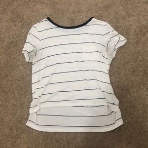 striped “Soft & Sexy” t-shirt